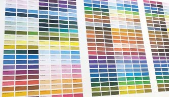 Каталог смесевых красок на базе колористики Pantone, воспроизводимых в реальной печати